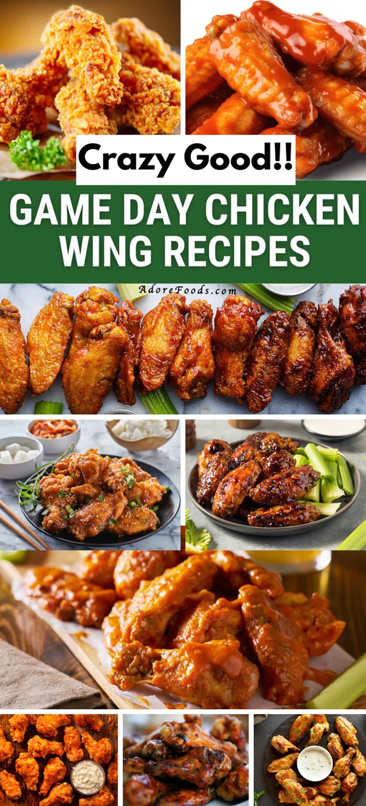 Best Game Day Chicken Wing Recipes, Easy Party Wings for Super Bowl and Football Snacks
