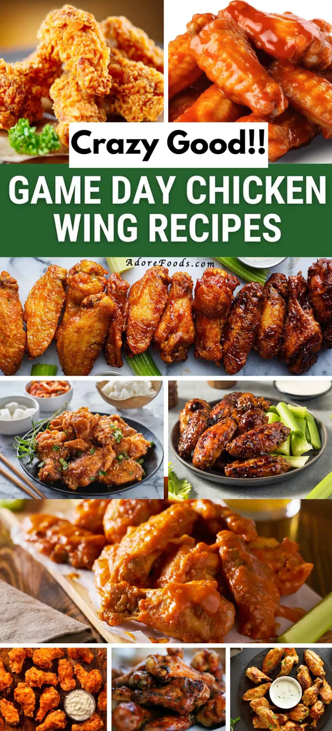 Best Game Day Chicken Wing Recipes, Easy Party Wings for Super Bowl and Football Snacks