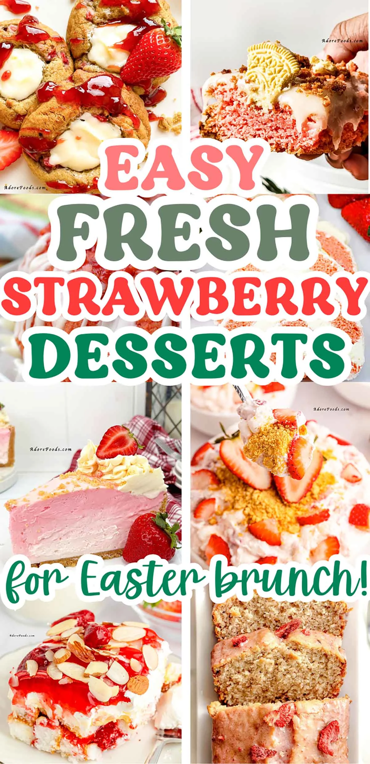 15 Easy Fresh Strawberry Desserts for Easter Brunch &ndash; Light & Spring Sweet Treats