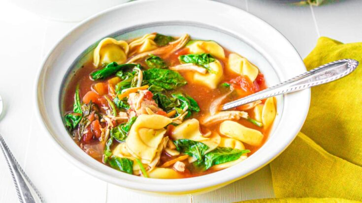 Image for Slow Cooker Chicken Tortellini Soup