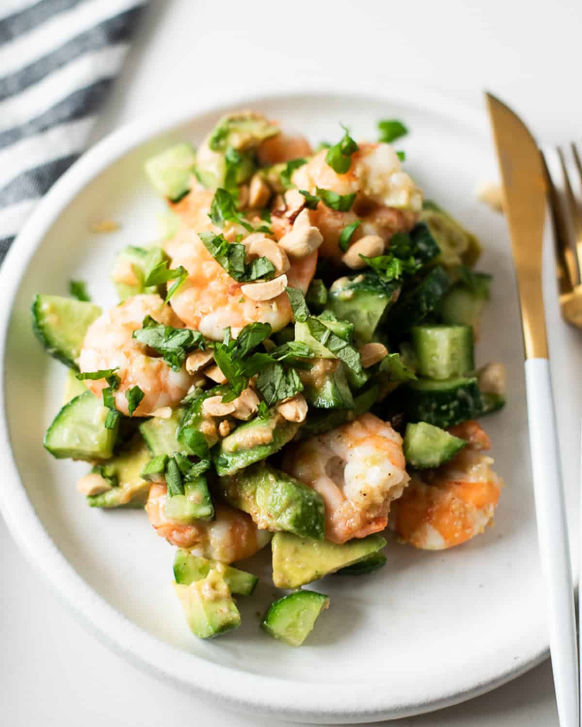 Image for Peanut Cucumber Shrimp Salad Recipe