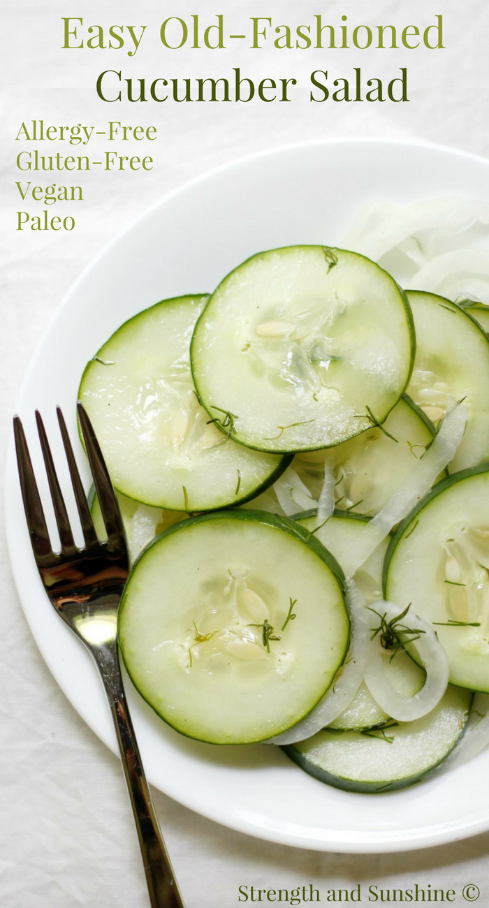 Image for Easy Old-Fashioned Cucumber Salad 