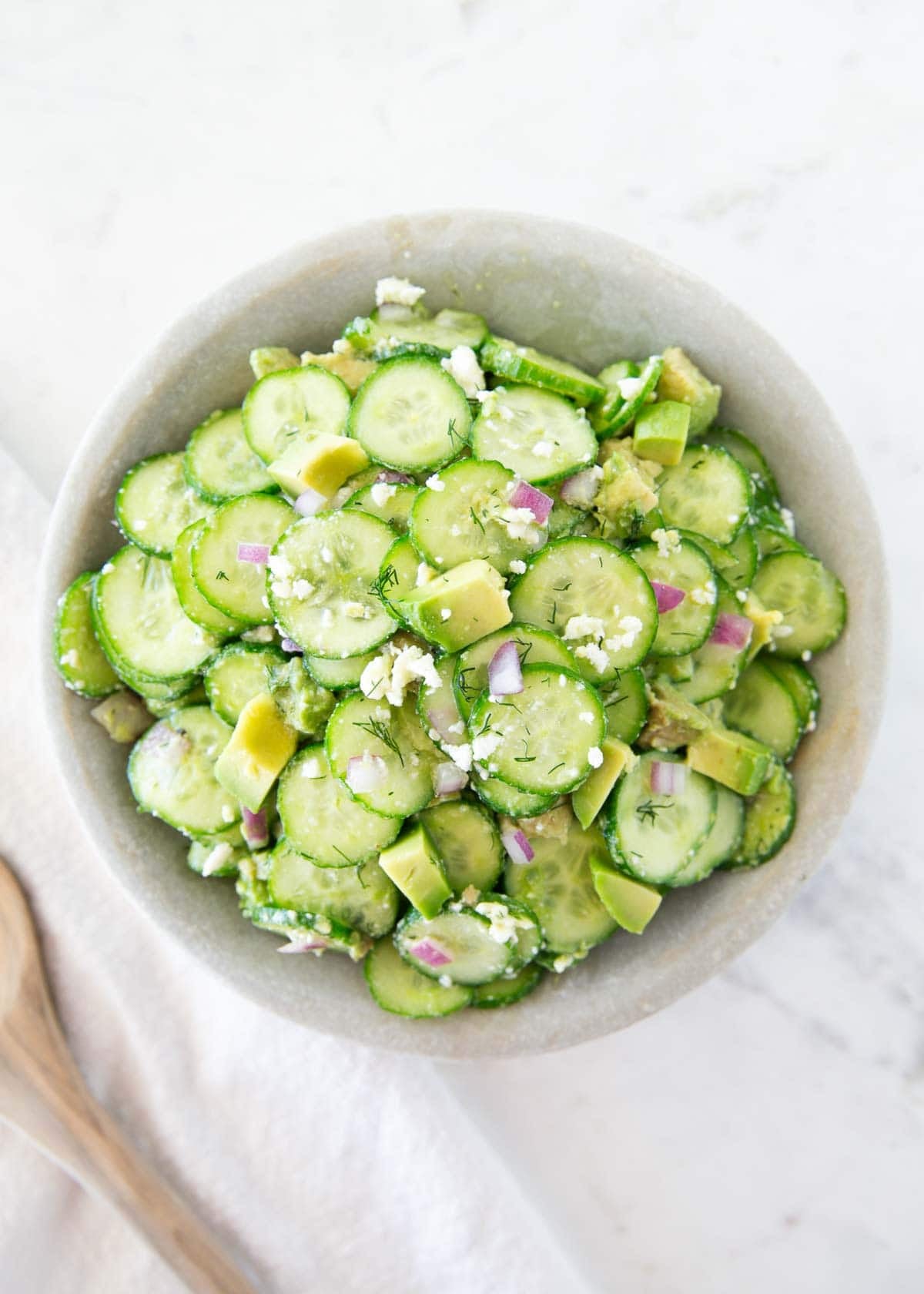 Image for Cucumber Avocado Salad