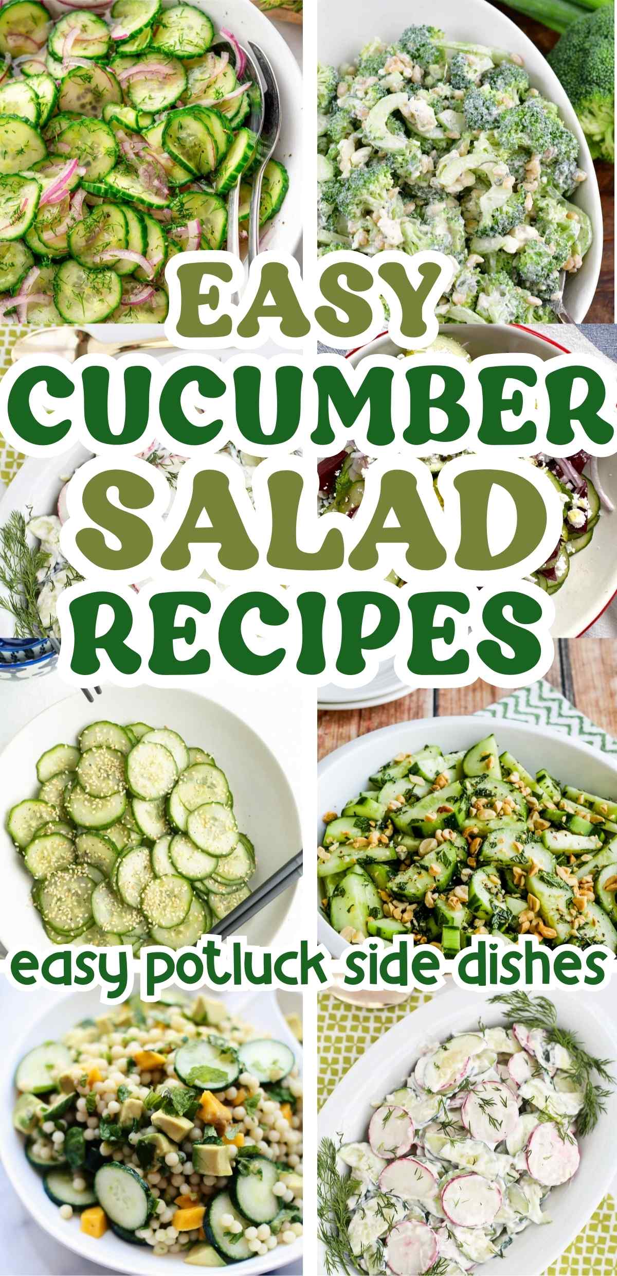 20 Cucumber Salad Recipes Perfect for Potlucks and Parties