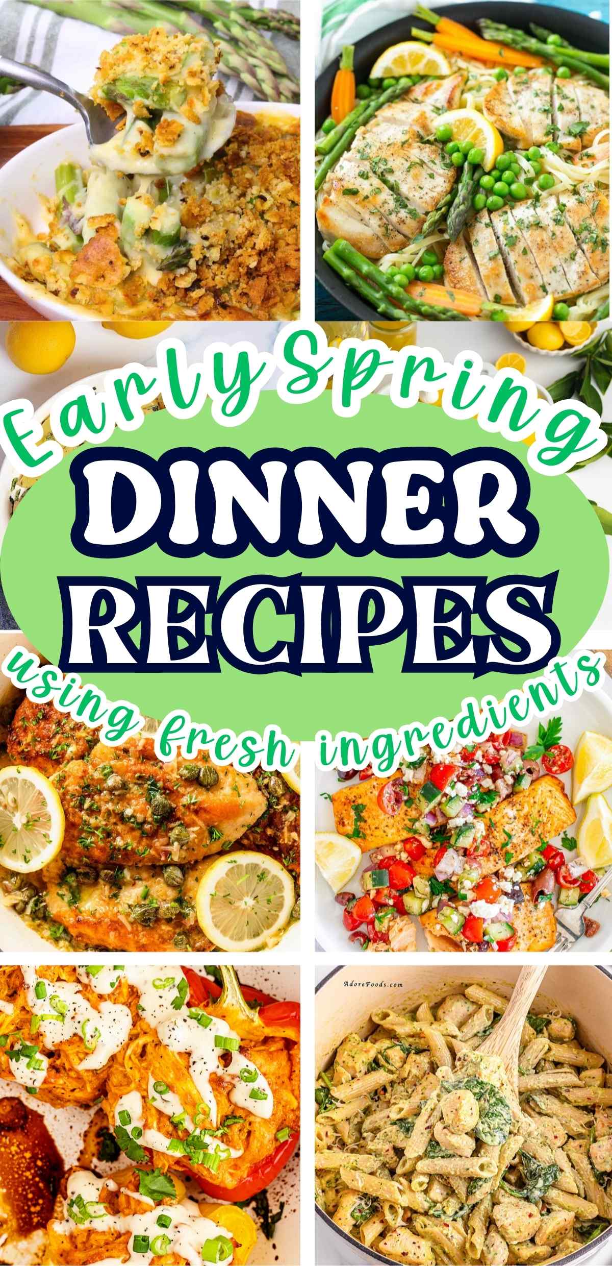 Easy Spring Dinner Recipes &ndash; 25 Fresh, Light Meals for Busy Weeknights
