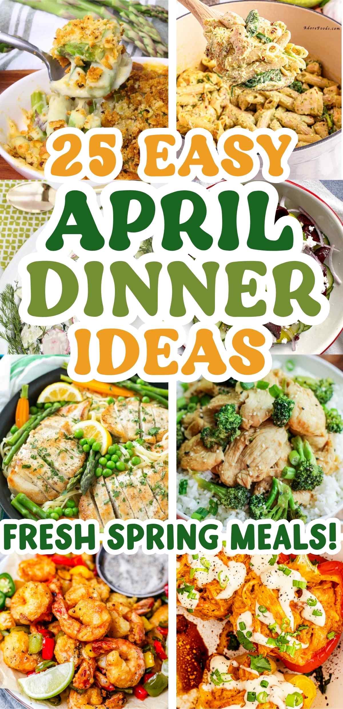 Easy April Dinner Ideas &ndash; Fresh Spring Meals for Busy Weeknights