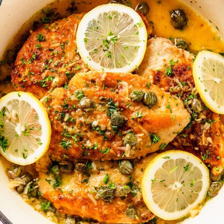 Image for Lemon Chicken Piccata with Pasta &ndash; 30 Minute Meal!