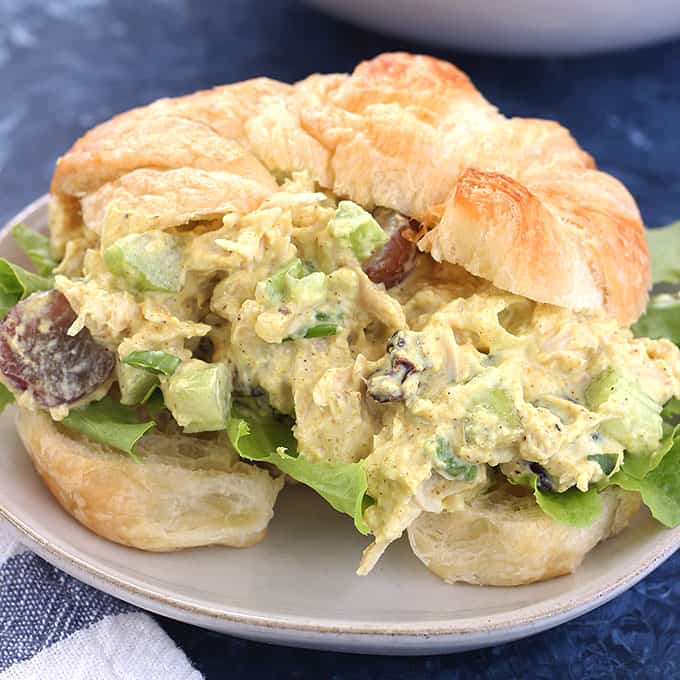 Image for Greek Yogurt Curry Chicken Salad Recipe
