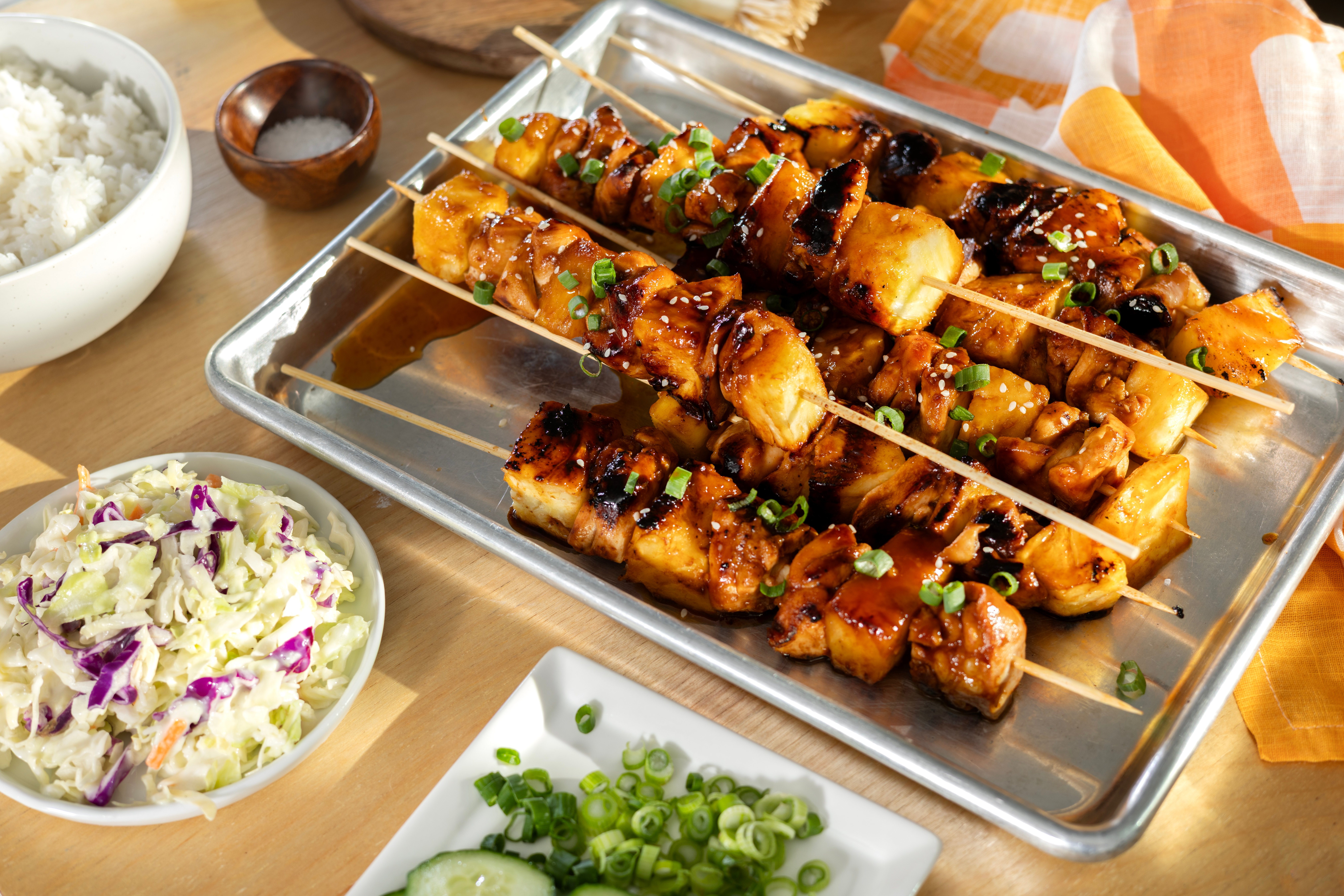 Image for Easy Hawaiian Chicken Kabobs
