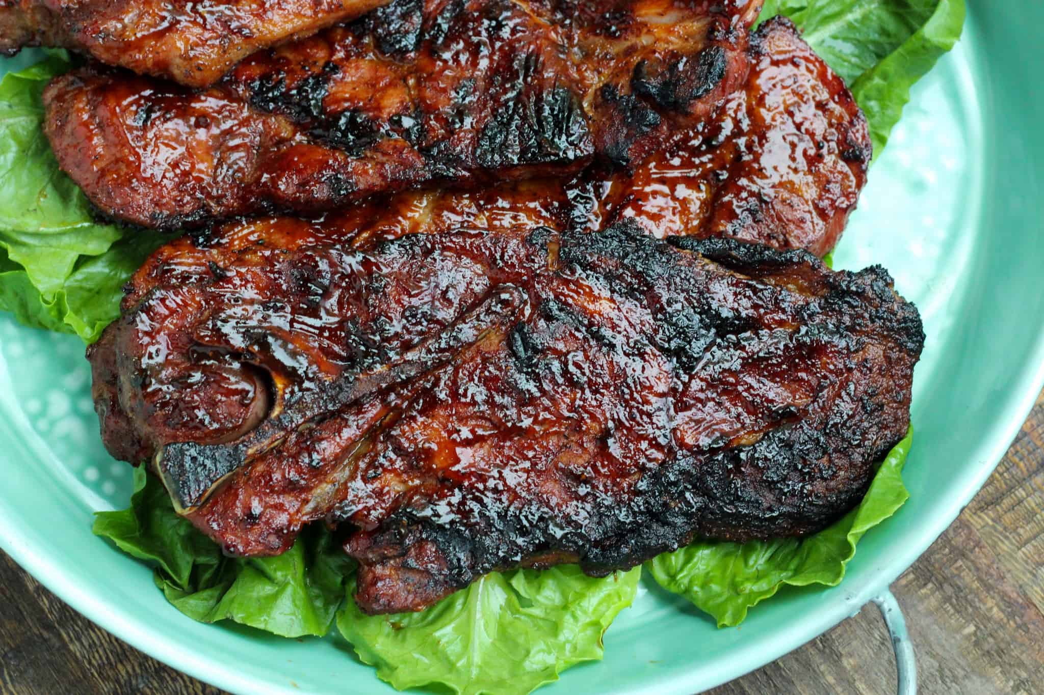 Image for The Best Barbecued Pork Steaks