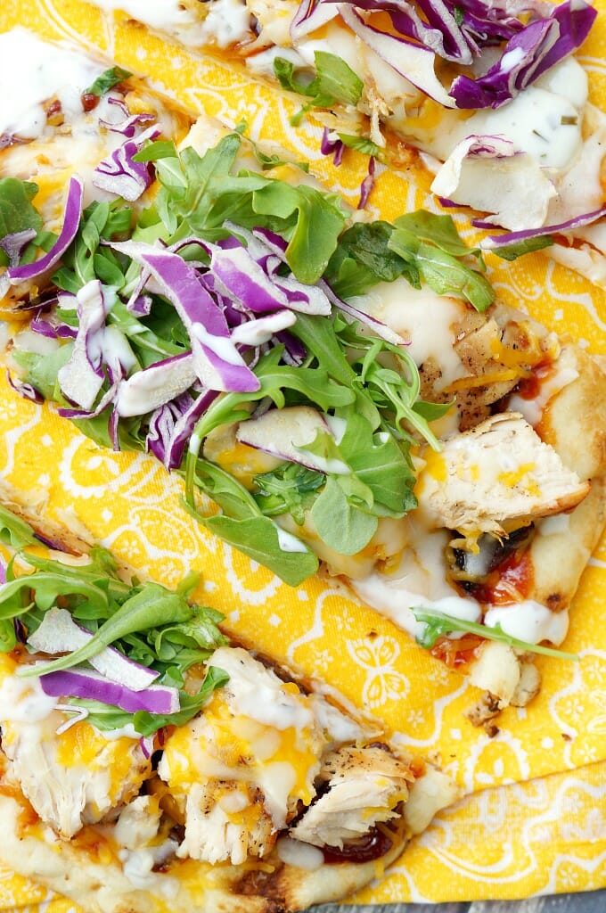 Image for Grilled BBQ Chicken Flatbreads