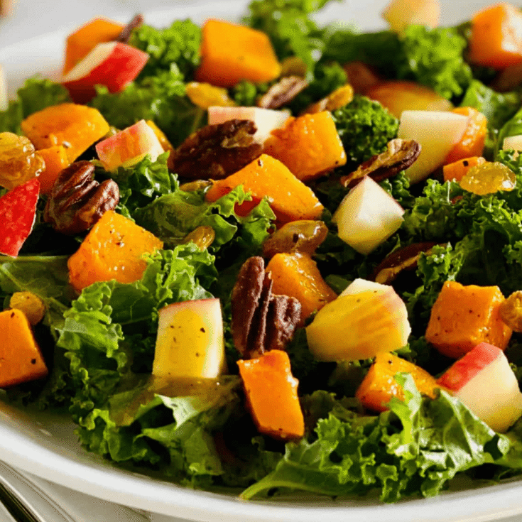 Image for Butternut Squash and Apple Kale Salad