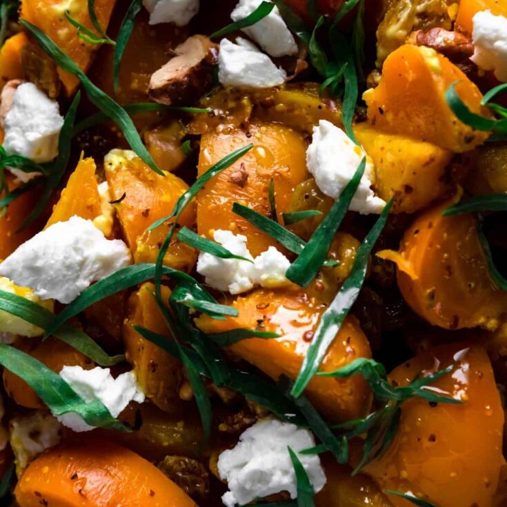 Image for Golden Beet Salad with Walnuts and Goat Cheese