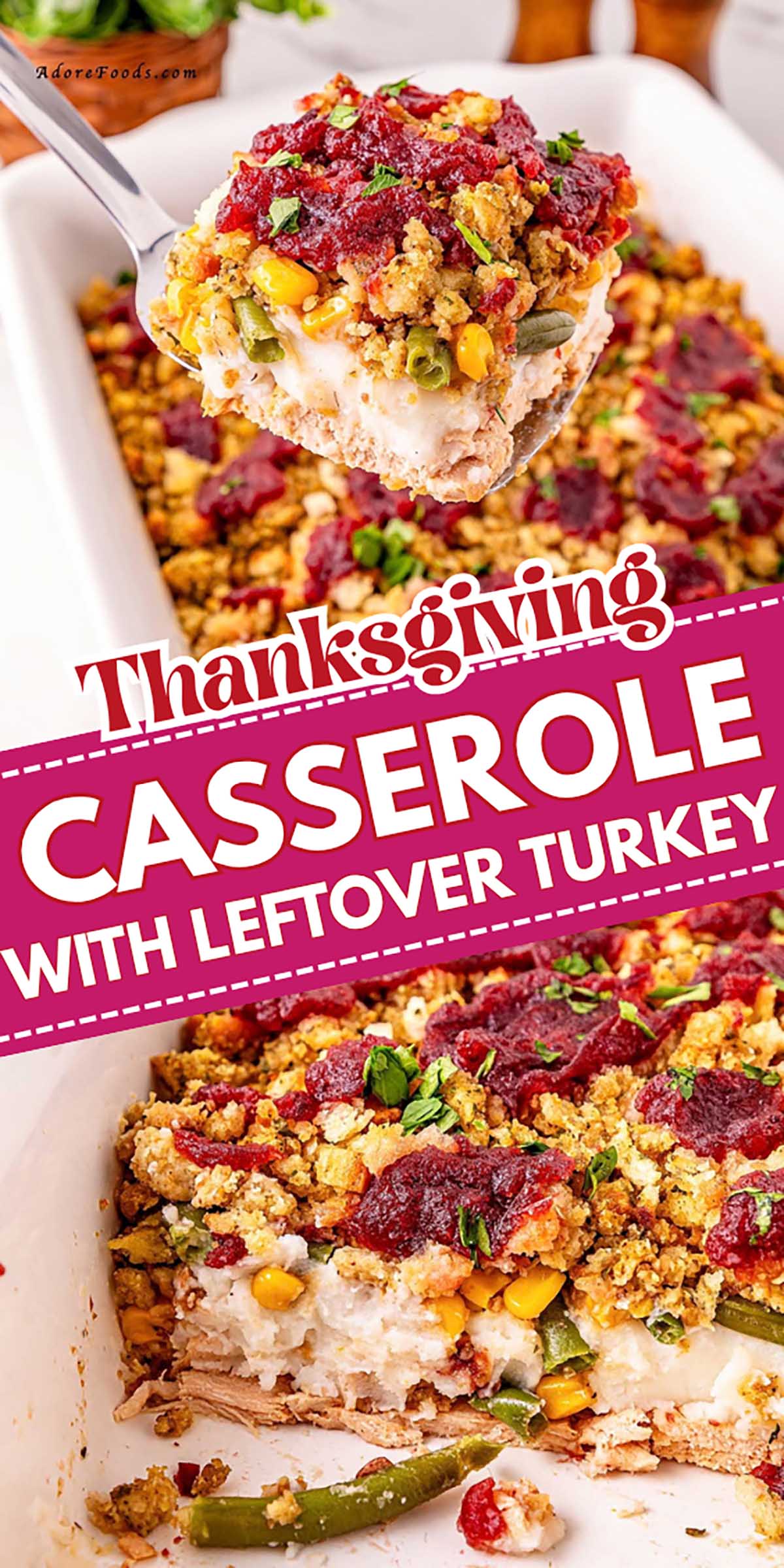 Easy Thanksgiving Casserole with Leftover Turkey