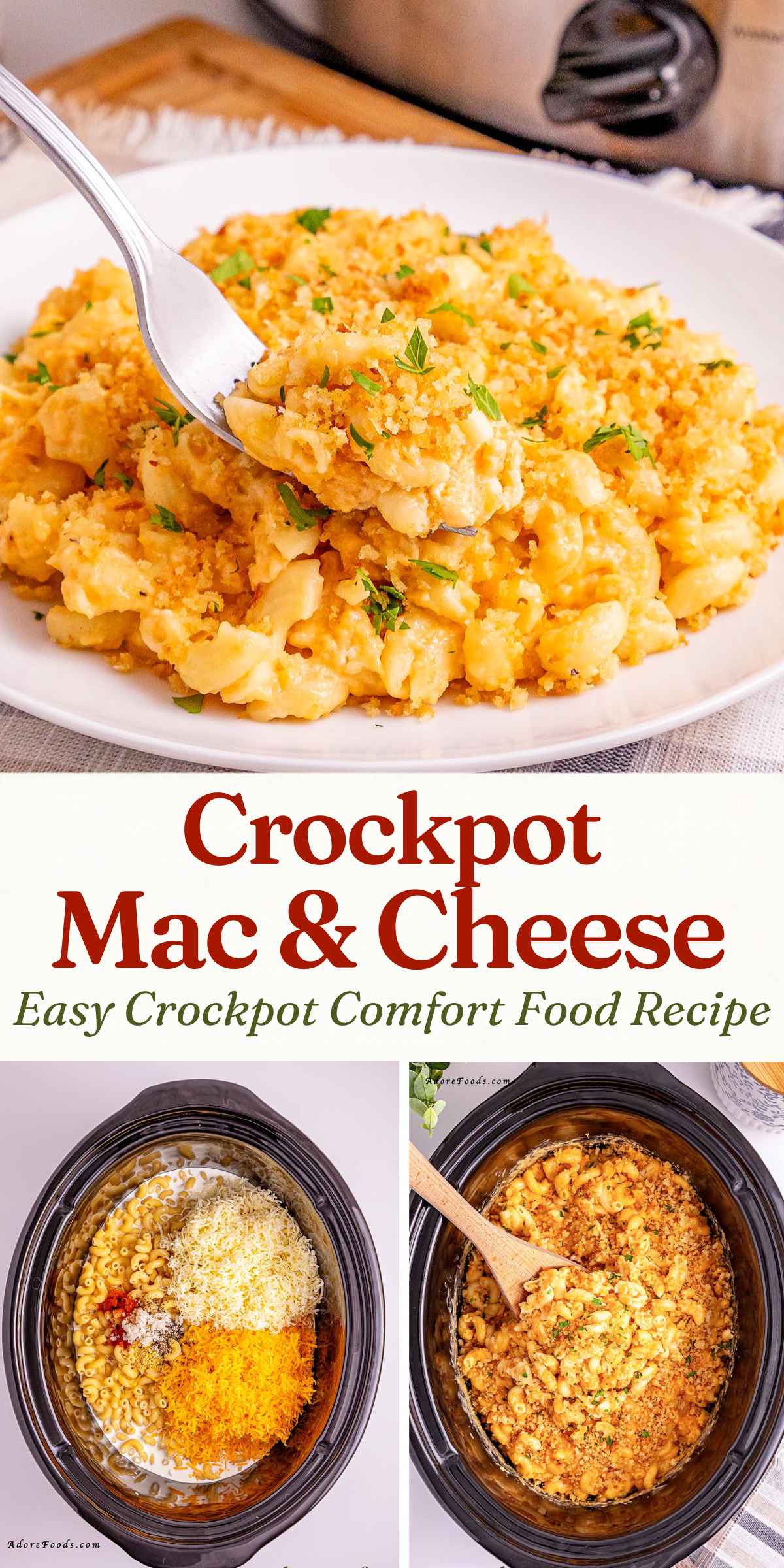 Creamy Crockpot Mac and Cheese